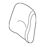 6T2Z7864811B - Body: Seat Back Pad for Ford Image