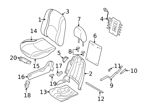 Heated Seats for 2008 Mercury Mariner #0