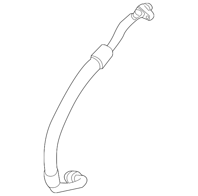 A/C Refrigerant Suction Hose - Nissan (92480-9BU0D)