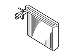 64119135744 - HVAC: Evaporator Core for BMW: 323i, 325Ci, 325i, 325xi, 328i, 330Ci, 330i, 330xi, M3, X3 Image