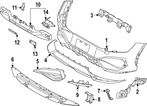 Bumper & Components - Rear for 2025 Kia EV6 #0