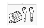 6905608020 - Body: Cylinder &amp; Keys for Lexus: CT200h, ES250, ES300h, ES350, GS F, GS200t, GS300, GS350, GS450h, GS460, GX460, GX550, HS250h, IS F, IS200t, IS250, IS300, IS350, IS500, LC500, LC500h, LS460, LS500, LS500h, LS600h, LX570, NX200t, NX300, NX300h, RC F, RC Turbo, RC200t, RC300, RC350, RX350, RX350L, RX450h, RX450hL Image