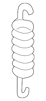 431609715 - Brakes: Tension Spring for Volkswagen Image