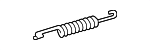 1J0609707A - Brakes: Tension Spring for Volkswagen Image