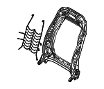 52107911657 - Body: Seat Back Frame for BMW Image