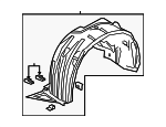 74151THRA70 - Body: Fender Liner for Honda: Odyssey Image