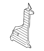 LR010561 - Cooling System: Radiator Lower Bracket for Land Rover: Range Rover Image