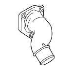 LR007605 - Cooling System: Thermostat Outlet for Land Rover: Range Rover, Range Rover Sport Image