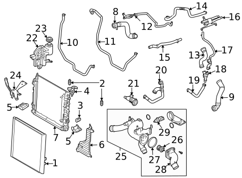 Hoses & Pipes for 2009 Land Rover Range Rover #0