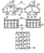 R8266874AA - 5.7L Gas; Engine: Short Block Engine for Mopar Image