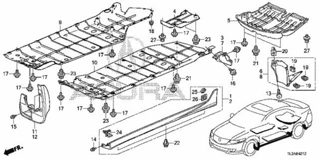 Under Cover for 2014 Acura TSX #0