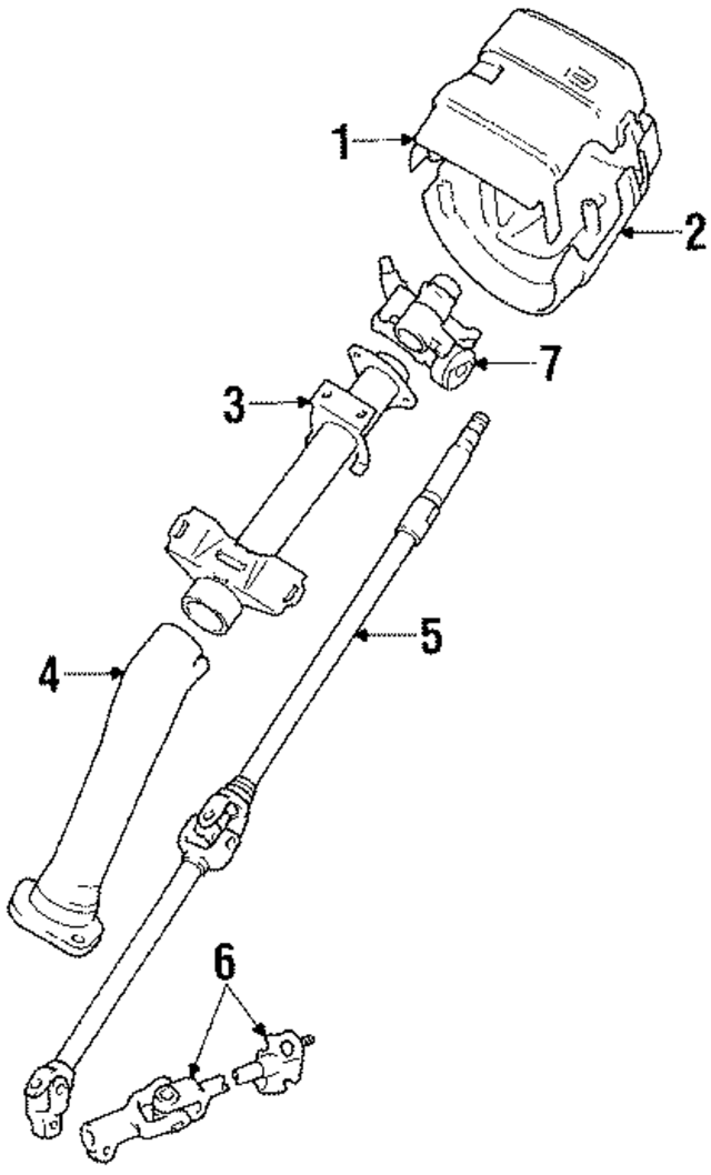 452862809204 - : Upper Column Cover for Toyota Image