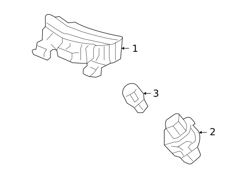 High Mounted Stop Lamp for 2009 Acura TSX #0