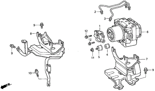 ABS Modulator ('97-'98) for 1997 Acura TL #0