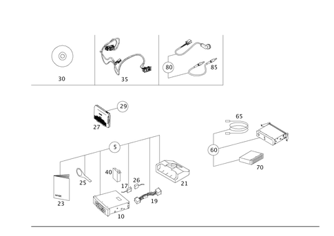 Radio, Loudspeaker, CD & Sound System for 2019 Smart EQ fortwo #0