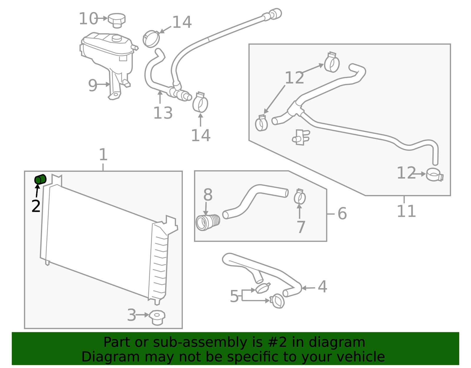 Radiator Insulator 89019152 GM | GMPartsDirect.com