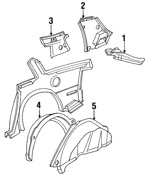 Inner Structure for 1993 Buick Century #1