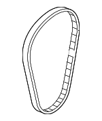 4E121605E - Cooling System: Drive Belt for Volkswagen Image