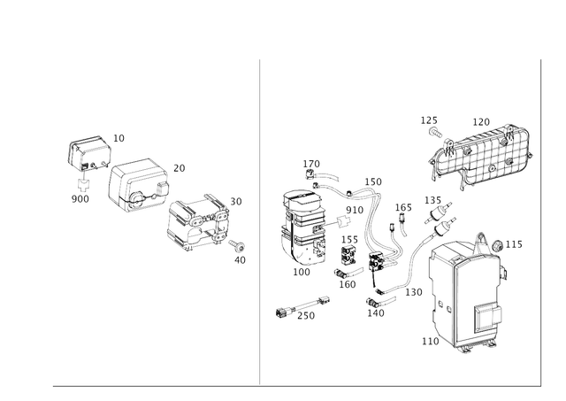 8003348 - Vacuum System/Hydraulic System: Pump for Mercedes-Benz: C250, C300, C350, CLS400, CLS550, CLS63 AMG, CLS63 AMG S, E250, E350, E400, E550, E63 AMG, E63 AMG S, SLK280, SLK300 Image image