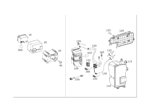 Vacuum Pump and Connector for 2016 Mercedes-Benz CLS400 #0
