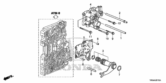 AT Regulator Body for 2012 Honda Civic #0