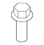 1125406163 - Body: Sunshade Bolt for Hyundai Image