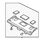 856203M600V2 - Body: Pkg Tray Trim for Hyundai Image