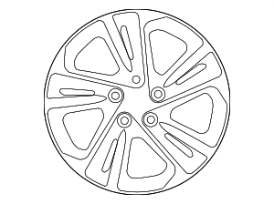 52910F2300 - : Wheel, Alloy for Hyundai: Elantra Image