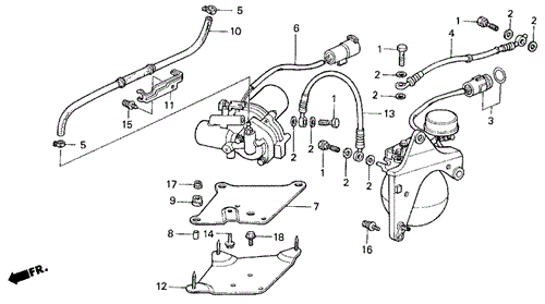 Accumulator (A.L.B.) for 1990 Acura Legend #0