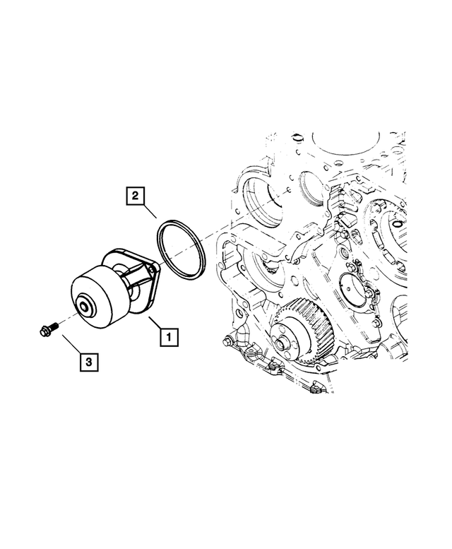 5086865AB - Cooling: Hex Head Screw for Mopar Image