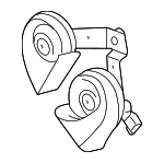 HRN10 - Electrical: Motorcraftâ„¢ Horn for Ford Image