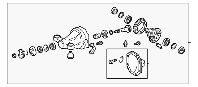 Subaru BRZ Rear Differential Carrier Assembly – 2013-2019 – OEM Used – 4.10 Ratio – 195mm