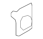 6Q0868297 - Body: Door Trim Panel Retainer for Volkswagen: Eos, GTI, Jetta, Passat, Rabbit Image