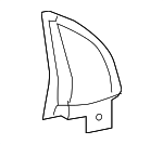 1K0837973Q9B9 - Body: Corner Trim for Volkswagen: GTI, R32, Rabbit Image