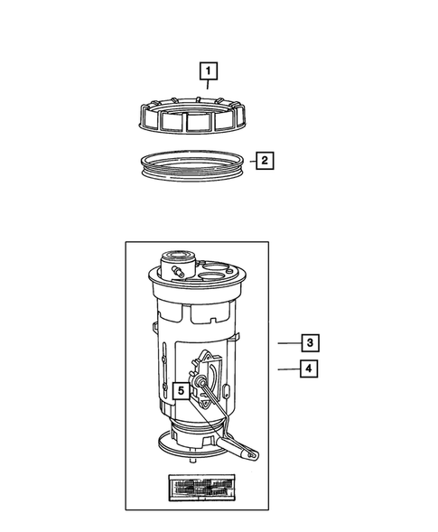 Fuel Pump and Sending Unit for 2006 Dodge Ram 3500 #0