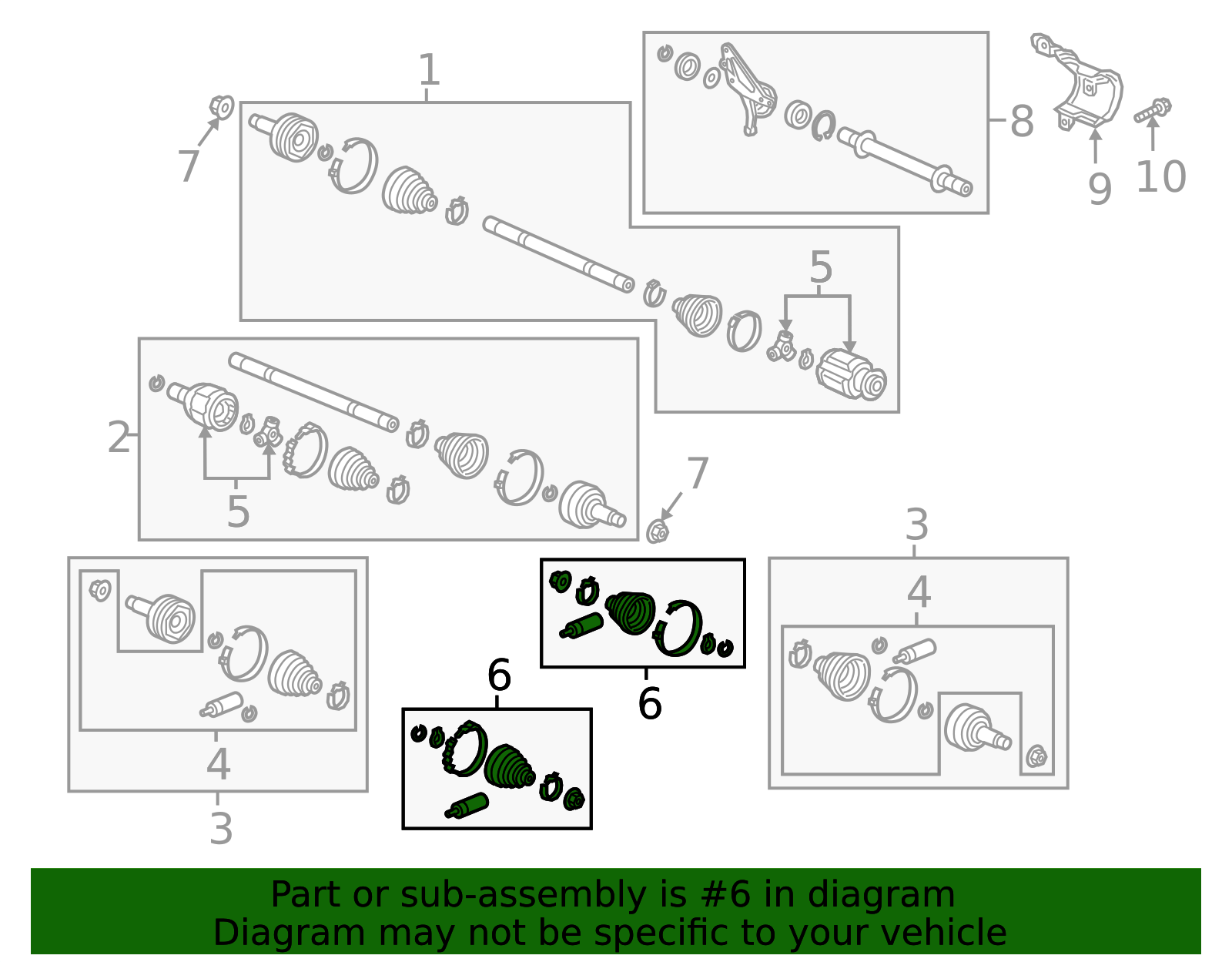 2016-2025 Honda Inner Boot 44017-T6Z-A21 | OEM Parts Online