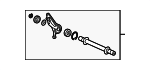 44500TZ3A01 - Suspension: Intermediate Shaft for Honda: Odyssey, Passport, Pilot, Ridgeline Image