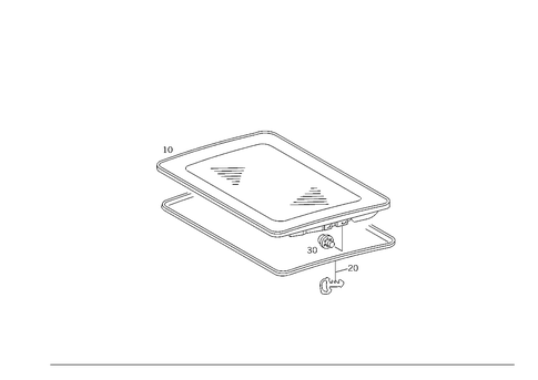 Sliding/Lifting Roof Plate for 2002 Mercedes-Benz CL500 #0