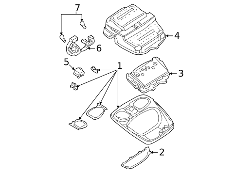 Overhead for 2002 Jeep Grand Cherokee #0