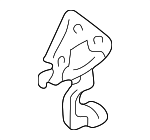 8D1823531C - Body: Release Cable for Audi: A4, A4 Quattro, S4 Image