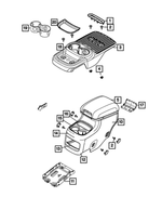 1WQ021L1AA - : Cupholder for Mopar Image