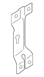 51117357180 - Body: Lower Impact Bar Bracket for BMW: 530e, 530e xDrive, 530i, 530i xDrive, 540d xDrive, 540i, 540i xDrive, 640i xDrive Gran Turismo, 740e xDrive, 740i, 740i xDrive, 745e xDrive, 750i, 750i xDrive, 840i, 840i Gran Coupe, 840i xDrive, 840i xDrive Gran Coupe, M5, M550i xDrive, M760i xDrive, M8, M8 Gran Coupe, M850i xDrive, M850i xDrive Gran Coupe Image