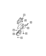 52021777AB - Engine Mounting: Transmission Mount Bracket for Mopar Image