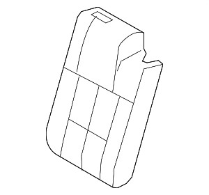 7L1Z7866800B - Body: Seat Back Cushion for Ford Image