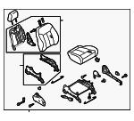 BJ0K57150A44 - Body: Seat Assembly for Mazda: Protege Image