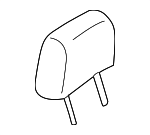 B25E8814044 - Body: Headrest for Mazda: Protege Image