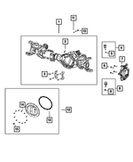 68453205AB - Differential and Drive Line: Axle Housing for Mopar Image
