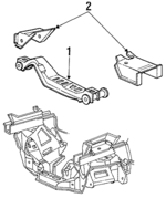 E3SZ6A023D - Engine: Trans Crossmember for Ford: Thunderbird | Mercury: Cougar Image
