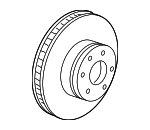 34116763824 - Brakes: Rotor for BMW: 528i, 528i xDrive, 528xi, 535i, 535i GT, 535i xDrive, 535xi, 545i, 550i, 645Ci, 650i Image