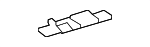 2966105701 - Body: Mount Plate for Mercedes-Benz Image